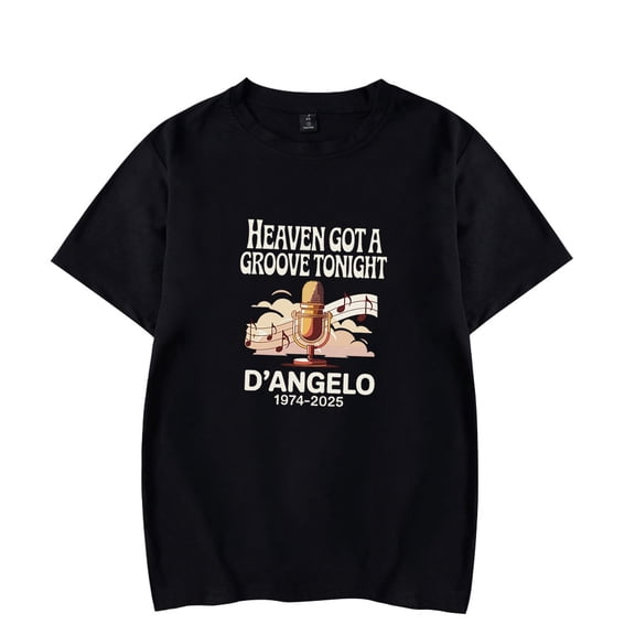 D'Angelo Merch T-shirt Summer Unisex Short-sleeved Fashion Y2K Casual Stylish Design Tee