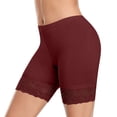 thumbnail image 2 of Swuxness Women's Boyshorts Briefs Solid Color Breathable Elastic Soft Comfortable Daily Wear Seamless Stretch Cheeky Panties, 2 of 3