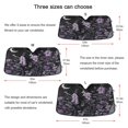 thumbnail image 5 of Yayeee Car Windshield Sun Shade Universal Fit Front Visor Protector, Light Purple Flowers, 5 of 8