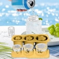 thumbnail image 4 of Fiudx Artículos en oferta con ofertas flash Bandeja de hielo reutilizable con tapa para moldes de hielo de 3 cilindros huecos Vasos para tazas para cócteles Bebidas de whisky y café, 4 of 4