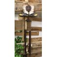 thumbnail image 6 of Rustic Fire Department Fireman Boots Large Resonant Patio Spiral Wind Chime, 6 of 7