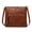 Brown, variant on Large Capacity Crossbody Bag Multi Pocket Messenger Purse Zip Closure Shoulder Handbag
