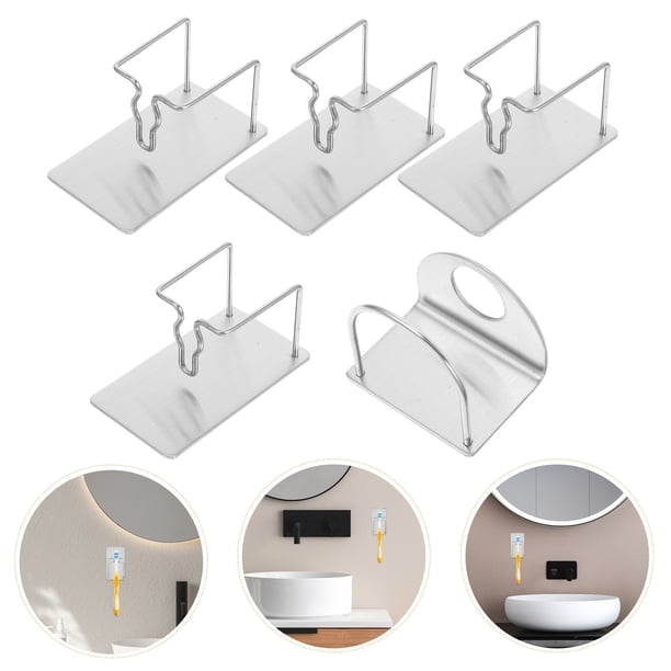 HEALEEP 1Jgo Organizador De Cepillos De Acero Inoxidable Para Montado En Pared