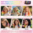 thumbnail image 4 of 10 Colors Festive Fun Chalk Combs - New Chalk Comb Temporary Color Dye for All Ages, Birthday, Christmas, New Year DIY, 100g, 1 Set, 4 of 6