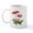 White, variant on - Red Mushrooms Mug - 11 oz Ceramic Mug - Novelty Coffee Tea Cup