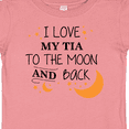 thumbnail image 4 of Inktastic I Love My Tia to the Moon and Back Boys or Girls Baby T-Shirt, 4 of 5