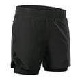 thumbnail image 5 of Shorts 2-In-1 Men Running Shorts With Towel Loop Pockets Quick Dry Exercise Shorts For Training Gym Workout, 5 of 7