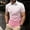 Pink, variant on ZZwxWA Men's Henley Shirts Short Sleeve Gradient Color V Neck Button Down Gym Workout Tops 2025 Mens Resort Wear