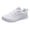 White, variant on Modisza Womens Non Slip Walking Shoes Comfortable Breathable Flat Sneakers Mesh Tennis Gym Workout Casual Saports Shoe Black 6.5