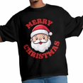 thumbnail image 3 of Camisetas para hombre, Feliz Navidad, Papá Noel, manga corta, informales, camisetas gráficas para adolescentes, niños y hombres, 3 of 8