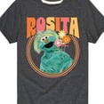 thumbnail image 3 of Sesame Street - Rosita With Flowers - Toddler and Youth Short Sleeve Graphic T-Shirt, 3 of 5