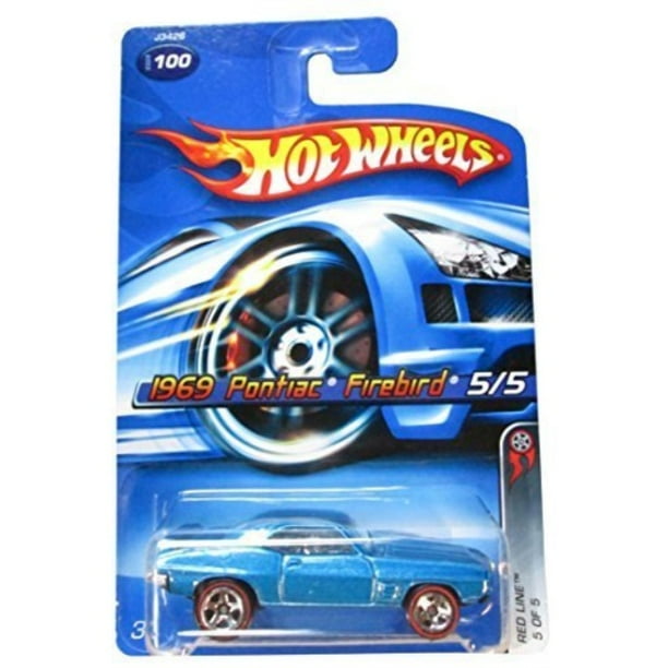 Hot Wheels Red Line Series #5 1969 Pontiac Firebird Blue #2006-100 