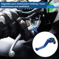thumbnail image 3 of Palancas de freno y embrague largas únicas para Honda CB919 2002-2007, palanca de freno ajustable en 6 posiciones, aleación de aluminio azul, 1 par, 3 of 6
