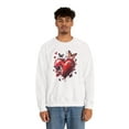 thumbnail image 3 of Big Red Heart Sweatshirt, Floral Red Heart Sweatshirt, Floral Love Sweatshirt, Valentine's Day Sweatshirt, Heart Floral Sweatshirt 105, 3 of 32