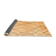 thumbnail image 2 of Ahgly Company Indoor Rectangle Solid Orange Modern Area Rugs, 2' x 5', 2 of 4