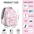 thumbnail image 6 of "Flamingo Print Backpack Gift - Waterproof 15 Inch Laptop Bag, Spacious School Bookbag for College Students", 6 of 6