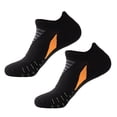 thumbnail image 2 of SPRING PARK Men Sock Mens Ankle Athletic Socks Low Cut Week Summer Contrast Color Socks for Sports Running, 2 of 8