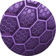 thumbnail image 1 of Ahgly Company Machine Washable Indoor Round Transitional Jasmine Purple Area Rugs, 8' Round, 1 of 7