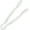 Clear, variant on TrueCraftware - 9" Flat Grip Serving Tongs, Polycarbonate, Beige Color, NSF listed