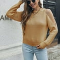 thumbnail image 3 of Suéter De Jarra De Punto, Una Capa Larga De Tops De Punto De Punto Para Mujeres Para El Cargo Para El Club, 3 of 7