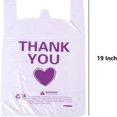 thumbnail image 3 of 150-Pack 12x19in White Thank You T-Shirt Bags Handle for Grocery Small Business Food To Go, 3 of 4