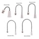 thumbnail image 4 of Soporte de luz extendido ajustable B22 a E27 extensor de zócalo de luz LED, 4 of 4