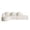 White-1, variant on Sailvan 111.8" L-Shaped Curved Modular Sofa, Modern Lychee-Textured Sectional with Chaise, 3 Pillows Black
