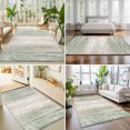 thumbnail image 5 of Sage Green Planks Washable Area Rugs 2.7'x5', Farmhouse Vertical Wood Grain Washable Throw Living Room Rug Non-Slip Sturdy Edge Binding Carpet for Indoor Entryway Bedside Kitchen, 5 of 9