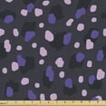 thumbnail image 1 of Dalmatian Fabric by the Yard, Multicolor Dots Circular Repetitive Simplistic Abstract Illustration, Decorative Upholstery Fabric for Sofas and Home Accents, 1 Yard, Blue Violet Pale Pink by Ambesonne, 1 of 5
