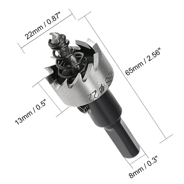 22mm metal deals hole cutter