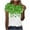 Multicolor, variant on UAMVSH Plus Size Shirts for Women St Patricks Day Print Short Sleeve Graphic Tops Trendy Casual Crewneck Tunic T-Shirt S-5XL