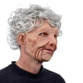 thumbnail image 3 of Halloween Holiday Funny Horrible Latex Old Man Face Cover Headgear Gift Yuarrent AP007049-01, 3 of 6