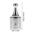 thumbnail image 2 of Luxshiny Tête Ronde Durable Stabilité 1Ensemble Bimini Capuchon Supérieur en Acier Inoxydable Argenté pour Accessoires de Véhicule Récréatif Usage Extérieur, 2 of 7