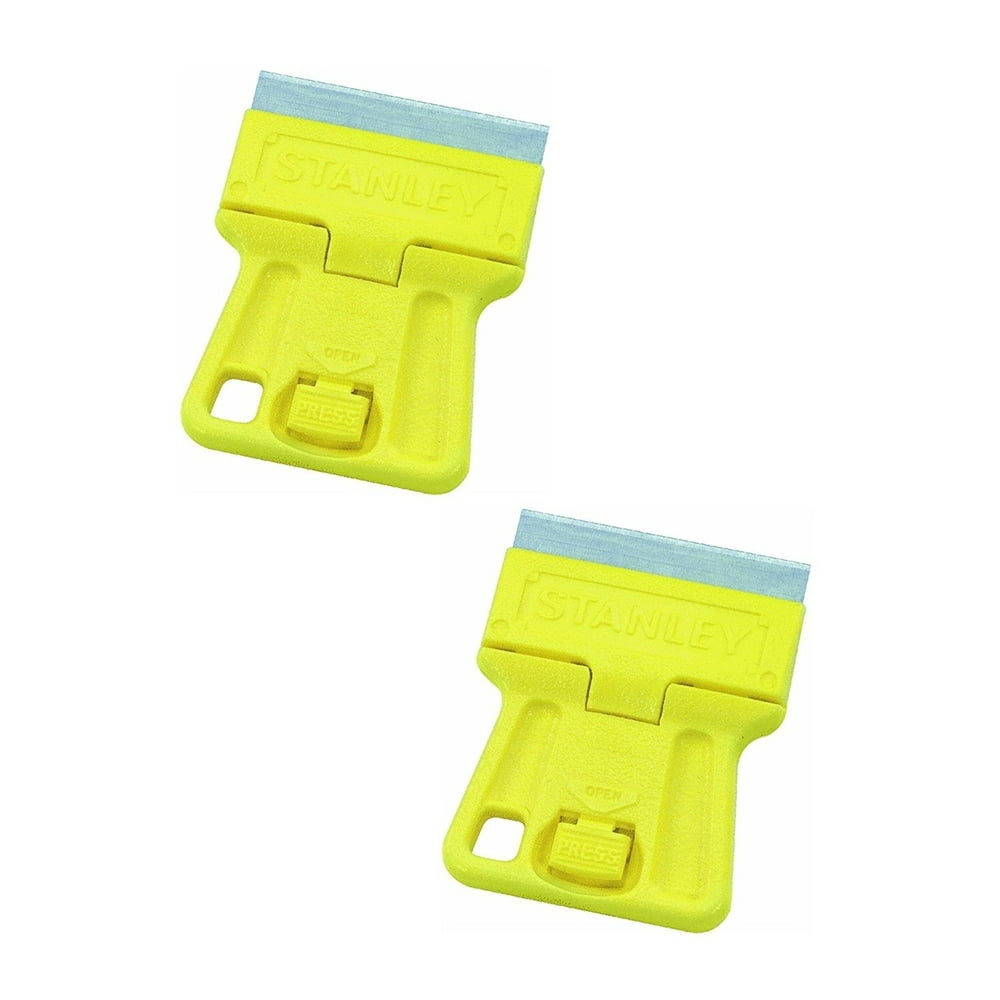 Stanley 28100 13/16" High Visibility Mini Razor blade scraper,yellow