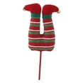 thumbnail image 1 of Christmas Pierna Pick Árbol Navidad Adorno Peluche Tela Fantasía Adecuada para Celebraciones Navideñas Reuniones Familiares Exteriores Of Rojo Verde Blanco, 1 of 8