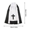 thumbnail image 2 of Funny Pet Nun - Cute Sister Habit Dress for Cats & Small Dogs - for Halloween, Christmas & Parties, 2 of 8