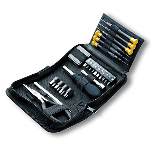 DOWELL Tool Kit Set 9-Piece Household Tool Set Home Hand Tool Kit with Toolbox Storage Case Upgraded HYT9 