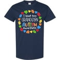 thumbnail image 3 of Inktastic I Love My Grandson Autism Awareness T-Shirt, 3 of 5
