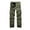 Army Green, variant on IROINNID Mens Cargo Pants Solid Color Overalls Multi-Pocket Pants Rigid Waist Pants