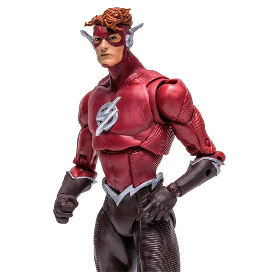 DC Multiverse The Flash Wally West Red Suit Action Figure Gold Label 7"