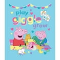 thumbnail image 2 of CafePress - Peppa Pig: Play Giggle Grow - Sherpa Fleece Throw Blanket 60" x 50", 2 of 5