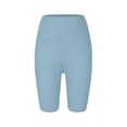 thumbnail image 4 of vigerkar Plus Size Shorts for Women Stretch High Waist Workout Yoga Short Leggings with Pocket Summer Fashion Fitness Shorts Sky Blue, 4XL, 4 of 6