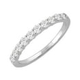 thumbnail image 1 of 1/2 Carat Diamond Wedding Band in 10k White Gold (Ring Size 8), 1 of 1