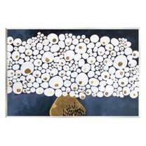 Stupell Industries Modern Circle Shape Bouquet Graphic Art Unframed Art Print Wall Art, Design by Ruth Fromstein