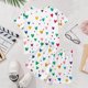 thumbnail image 5 of Vestido de Verano con Mangas Niños de Dos Piezas Conjunto de Verano Lindo Mangas Cortas Y Pantalones Cortos para Dormir, Ocio Diario, 5 of 8