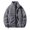 Dark Blue, variant on Men's Solid Color Stand-up Collar Zipper Warm Windproof Cuff Overcoat Purple S