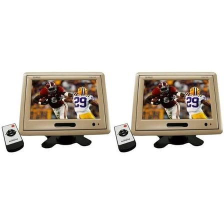 2 Absolute PHM-709C Cream 7" TFT-LCD Car Monitor