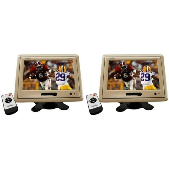 2 Absolute PHM-709C Cream 7" TFT-LCD Car Monitor