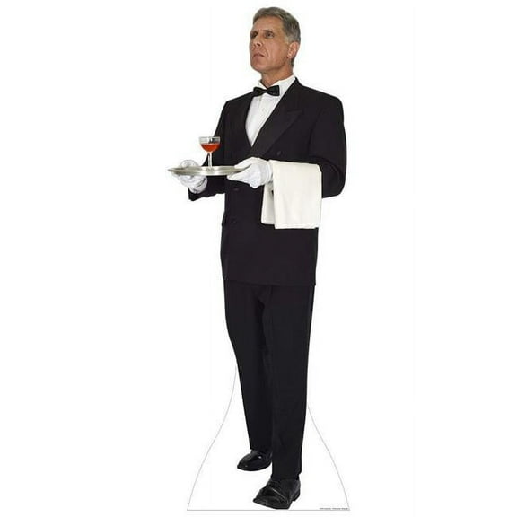 Head Butler Cardboard Cutout Cardboard Cutout