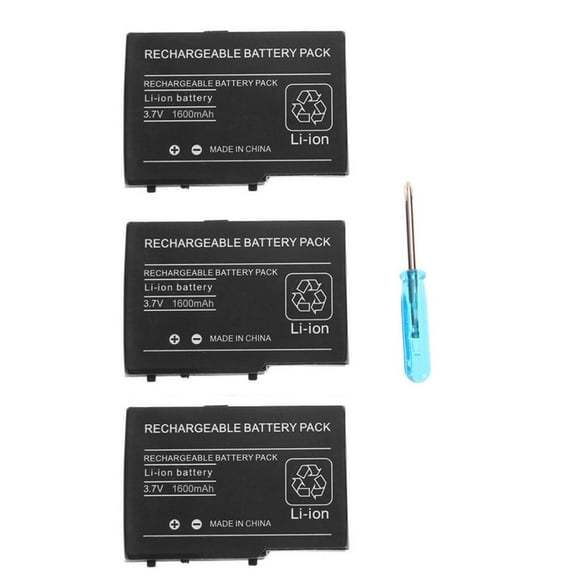 1600mah Battery for DS Lite for Nds for Ndsl 3.7V Rechargeable Lithium-ion Battery + Tool Pack Kit